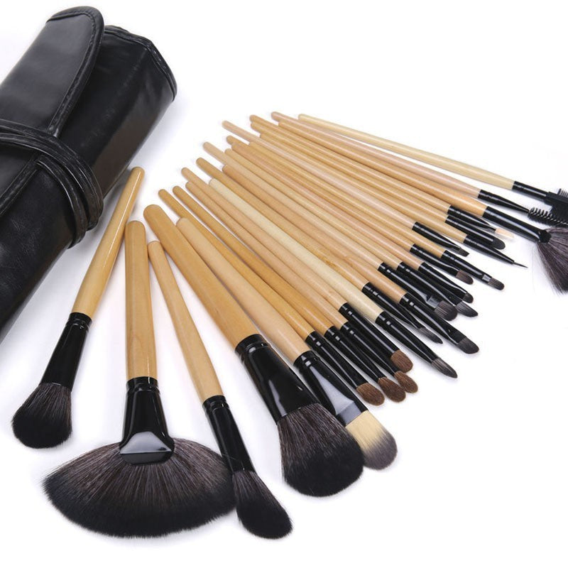 Beauty Brushes™ - Estojo profissional de 24 Pincéis de Maquiagem