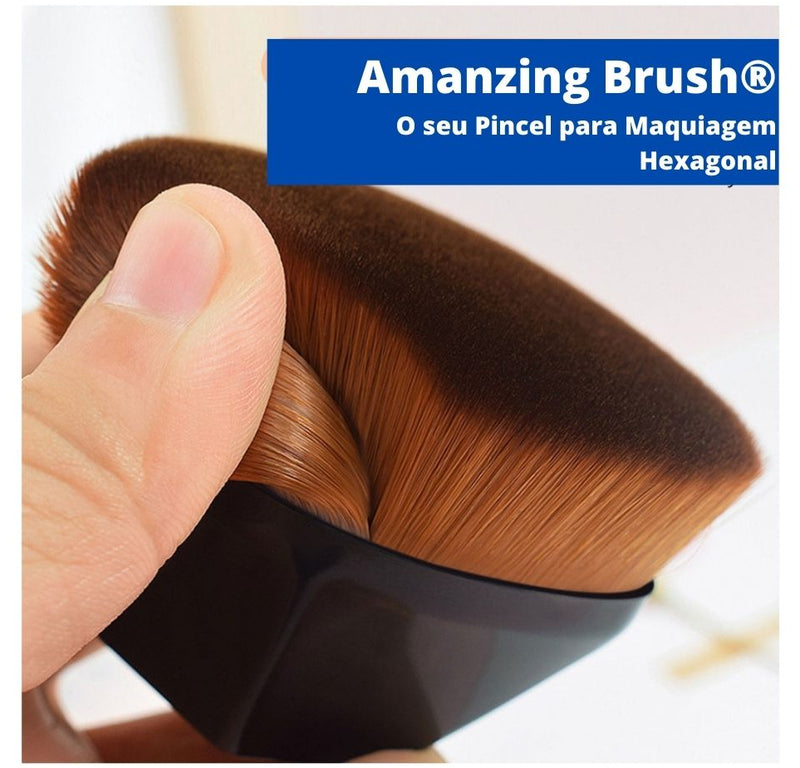 Amanzing Brush® - Pincel para Maquiagem Hexagonal | Preços Promocionais Progressivos 🤩😍🥳