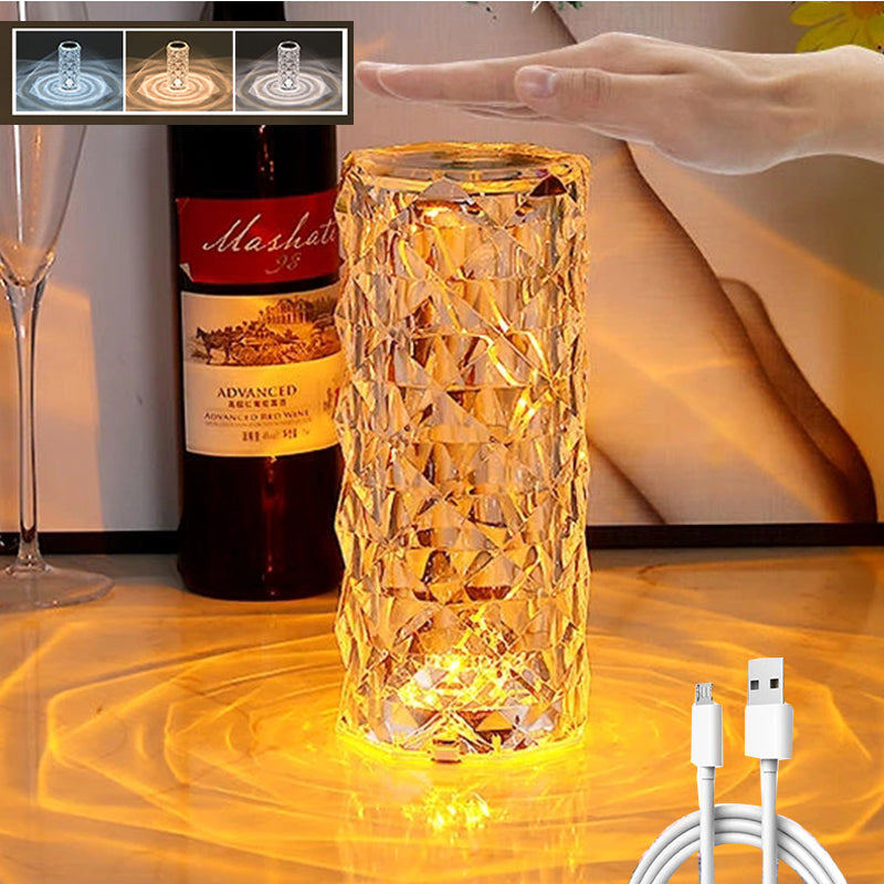 Shine Crystal Touch® - Luminária Cristal Touch Led